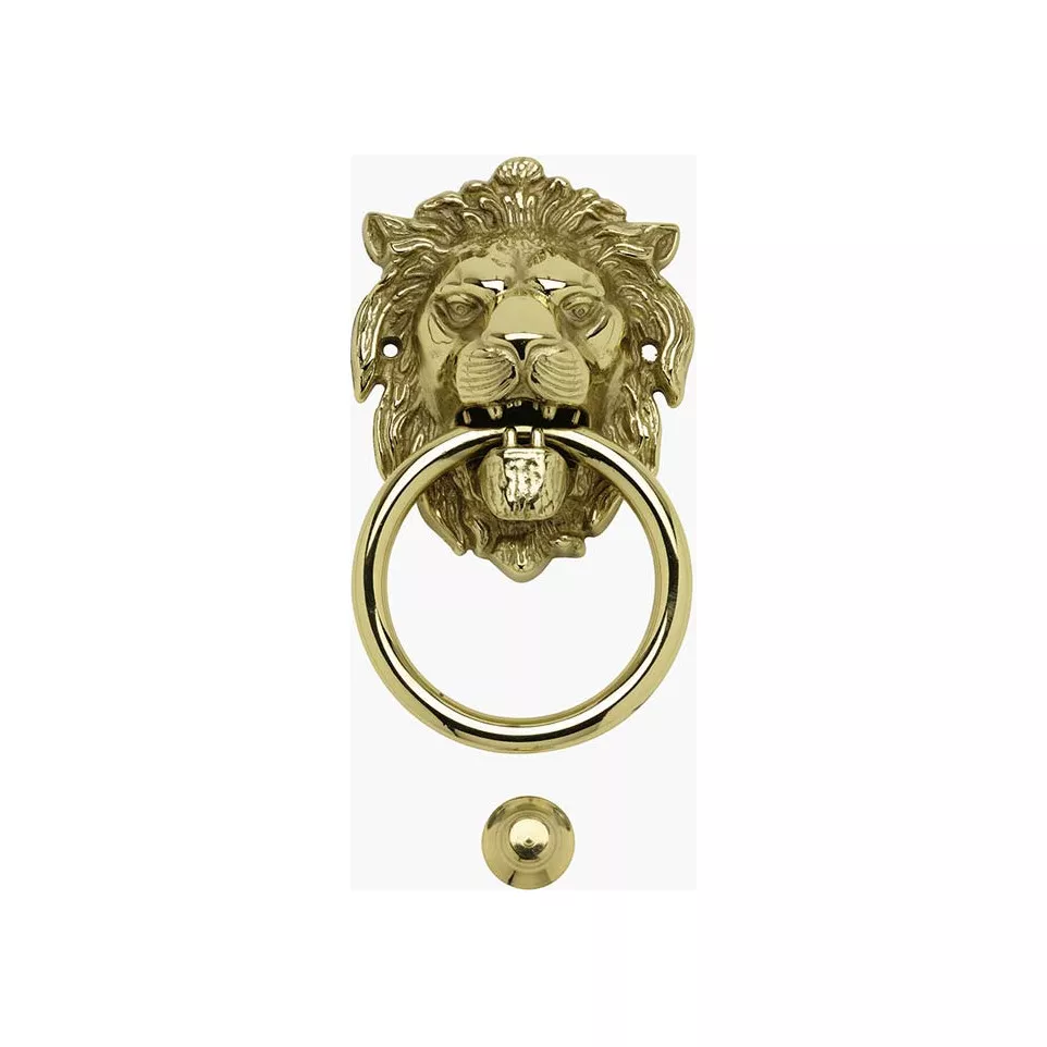 Deurklopper LION messing PVD...
