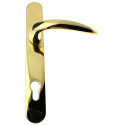 HOPPE Atlanta ES1 Security Door Handle Pair 92 PZ 3358 Exterior PVD per piece