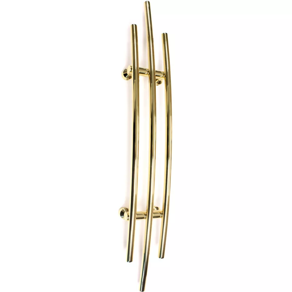Polished Brass TRI-LINE Door Pull Arc...