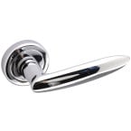 Pair of door handles with...