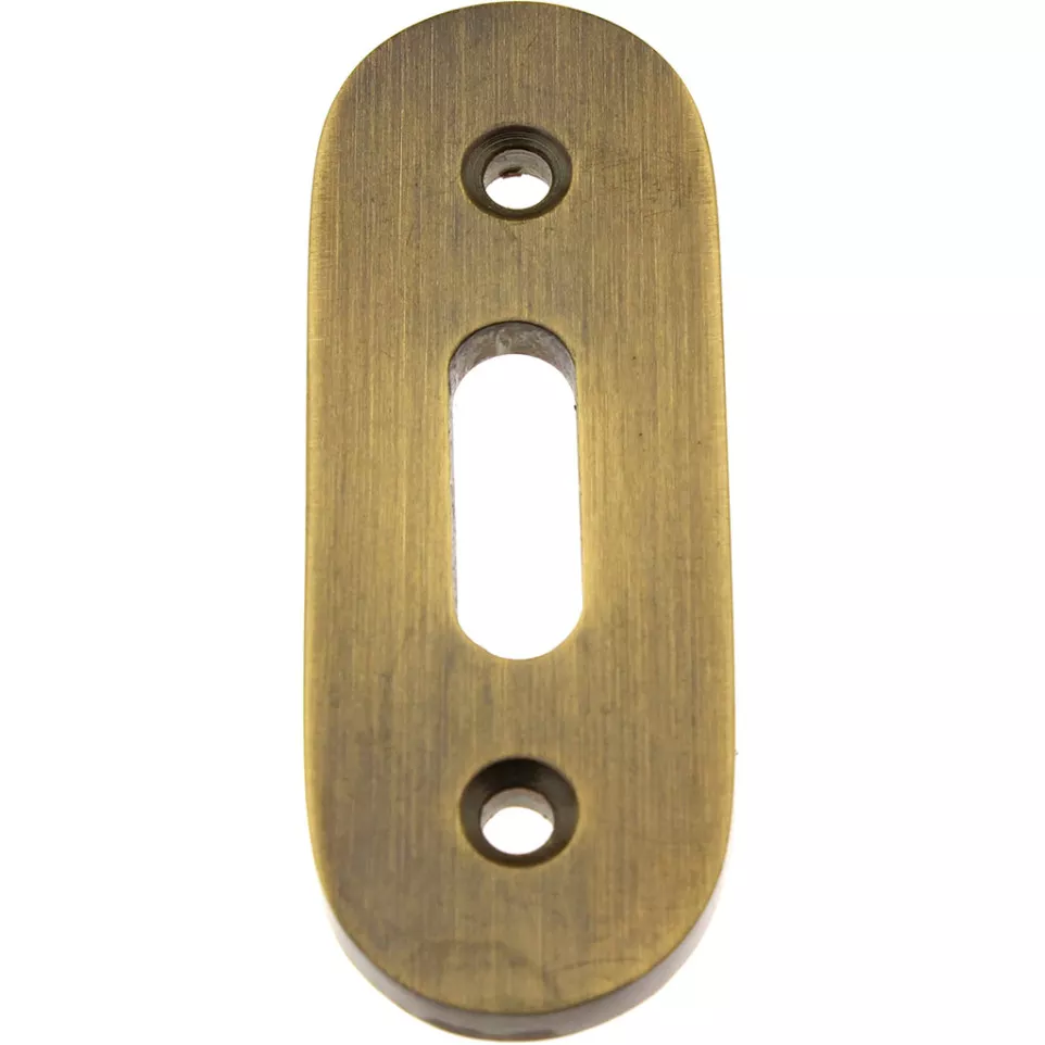 Rozet n°633 sleutel BB messing...