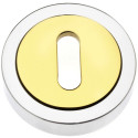 Polished Brass Keyhole Escutcheon No.121 BB Key / 2 pieces