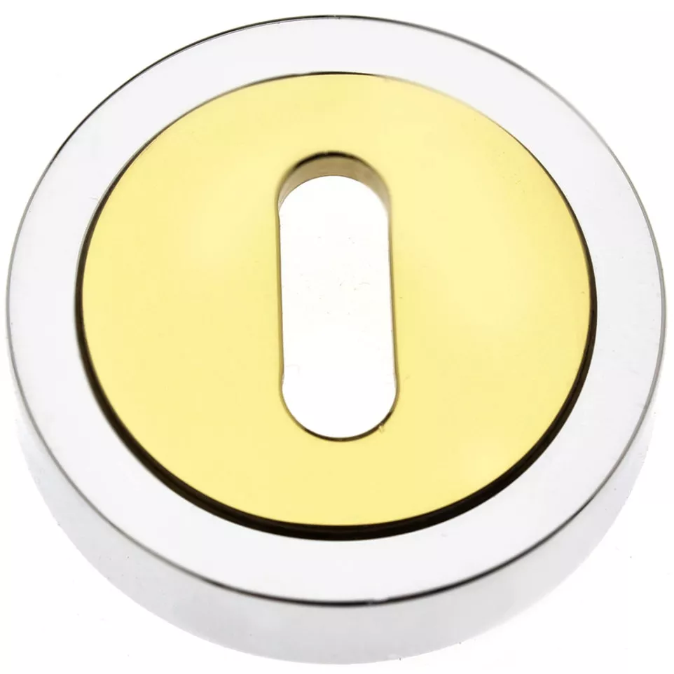 Polished Brass Keyhole Escutcheon...