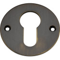 Rosace n°69 cylindre PZ laiton bronzé / 2pce