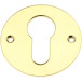 Polished Brass Cylinder Rosette PZ / 2 pieces