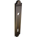 Plaat no. 75 110BB messing gebronsd / 2pce