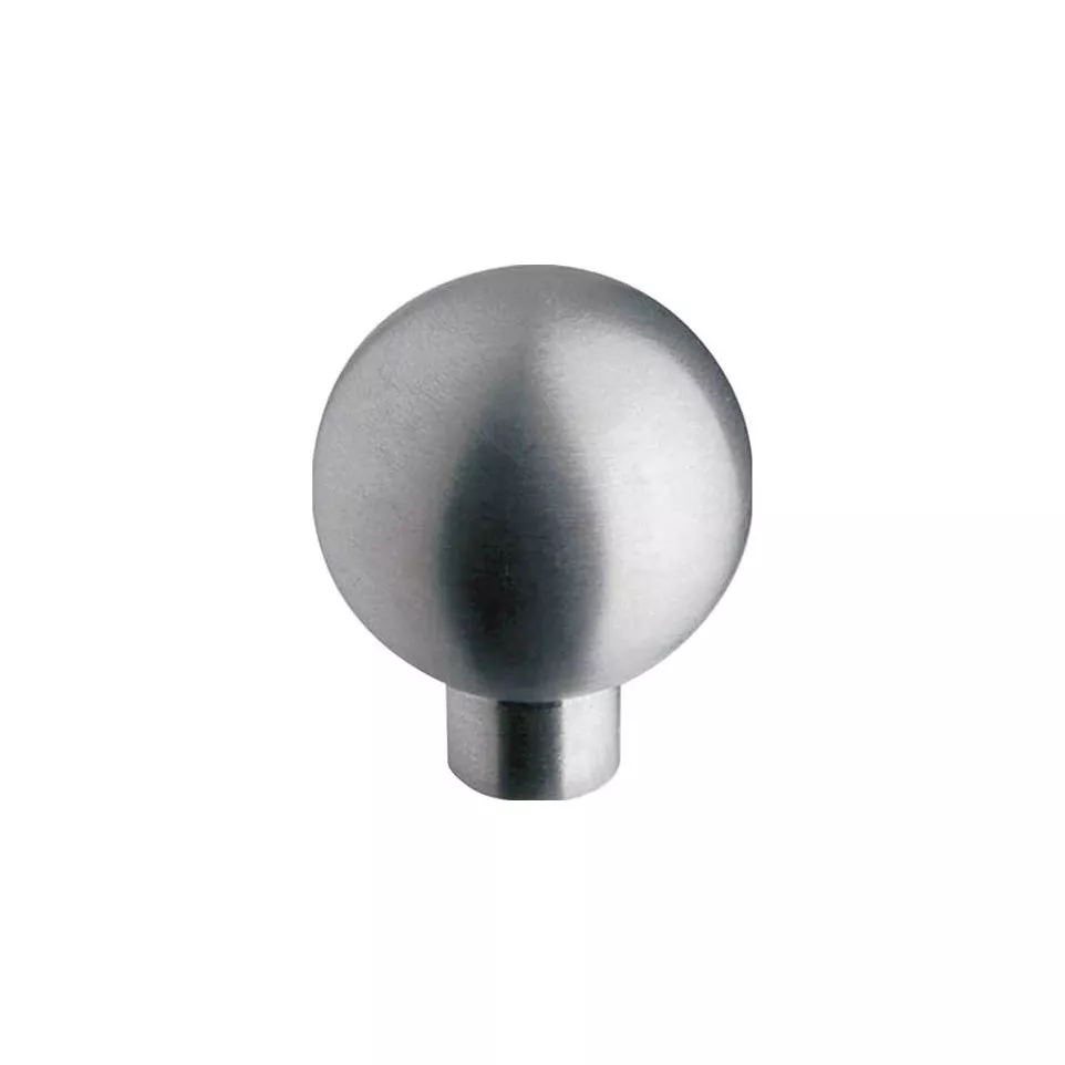 Knop Ø67mm inox + doorlopende...