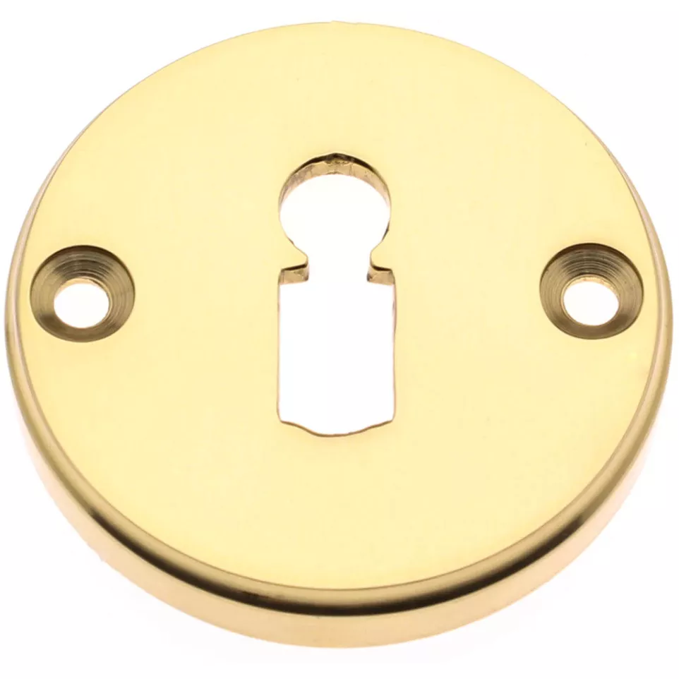 Polished Brass BB Escutcheon 50mm Set...