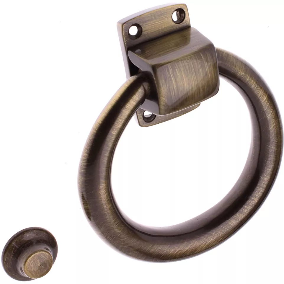 Ring Door Knocker 75mm Brass Bronze...