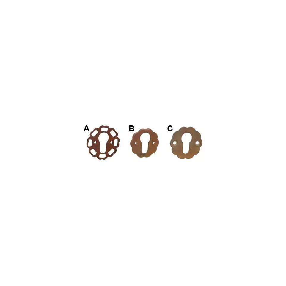 Rusty Iron Door Escutcheon PZ Rutten...
