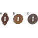 Rusty Iron BB Rosettes Rutten 208 per piece