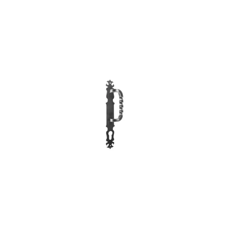 Black Wrought Iron Bent Tie Rod...