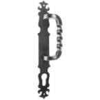 Black Wrought Iron Bent Tie...