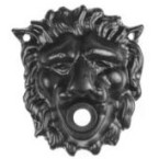 Black Wrought Iron Lion...