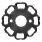 Black Wrought Iron Door...