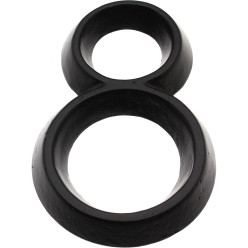 Huisnummer "8" zwart aluminium 95mm / pce