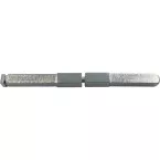 Tige carré spécial dédoublé pour serrure à double noix 9mm 9/8mm (65/65mm) / pce
