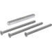 Deurklink / trekker bevestiging (stift + schroef) voor 82 tot 87 mm deur / pce