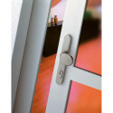 Hoppe Paris 92 PZ Stainless Steel Security Door Handle Set with Cylinder Protection per piece