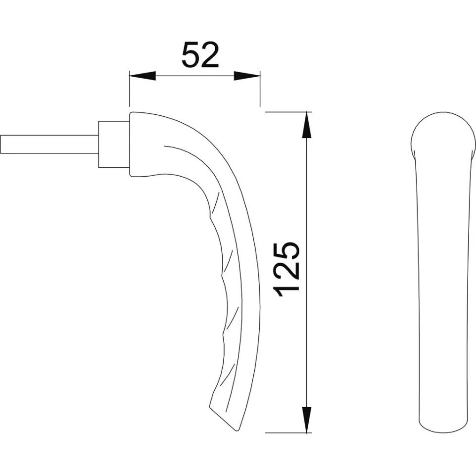 Hoppe Tokyo Removable Window Handle...