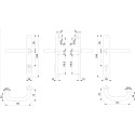 Handgreep + veiligheidsgreep met cilinderbescherming Hoppe Paris 92 PZ inox / pce