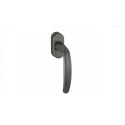 Hoppe Atlanta Secustik 90° Tilt and Turn Window Handle 32-42mm + 2 M5x45 & 50 Screws RAL 7016 per piece