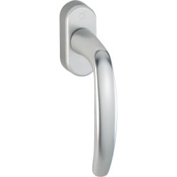 Hoppe Atlanta 90° Secustik Window Handle 32-42 mm + 2 M5x45 & 50 Screws F1 / pc