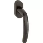 HOPPE Atlanta 37mm Secustik Window Handle with Additional 45° Stop Brown RAL 8077 per piece