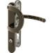 Hoppe Luxembourg Security Handle Set with Cylinder Protection Brown RAL 8077 per piece