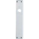 Paire de plaques Hoppe 202PB, trou poignée seul, aluminium F1 / pce