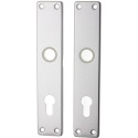 Paire de plaque Hoppe 202SP 72PZ F9016 blanc / pce