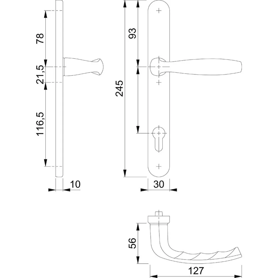 ½ monobloc Hoppe New-York 92 PZ...