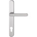 Hoppe Exterior Door Handle Set 92 PZ Stainless Steel Look Plate 3347N / pc