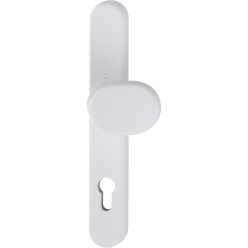 Hoppe Spherical Pull Rod 92 PZ Plate 3357N White F9016 per piece