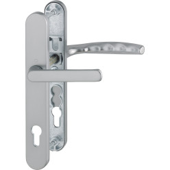 Handgreep + handgreep voor rolluikdoorgang Hoppe New-York 92 PZ (plaat 3357N) F9 / pce