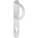 Hoppe Lever Arm 92 PZ Backplate 3357N Cream F9001 per piece