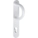 Hoppe 3357N Arc Tie Rod 92 PZ White F9016 per piece
