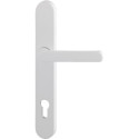 Buitengreep voor rolluikdoorgang Hoppe 92 PZ (plaat 3357N) crème F9001 / pce