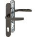 HOPPE New York Door Handle Set with Plate 3357N Brown F8077 per piece