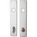 Paire plaques longues libre/occupé HP202 aluminium F1 WC 116mm / pce