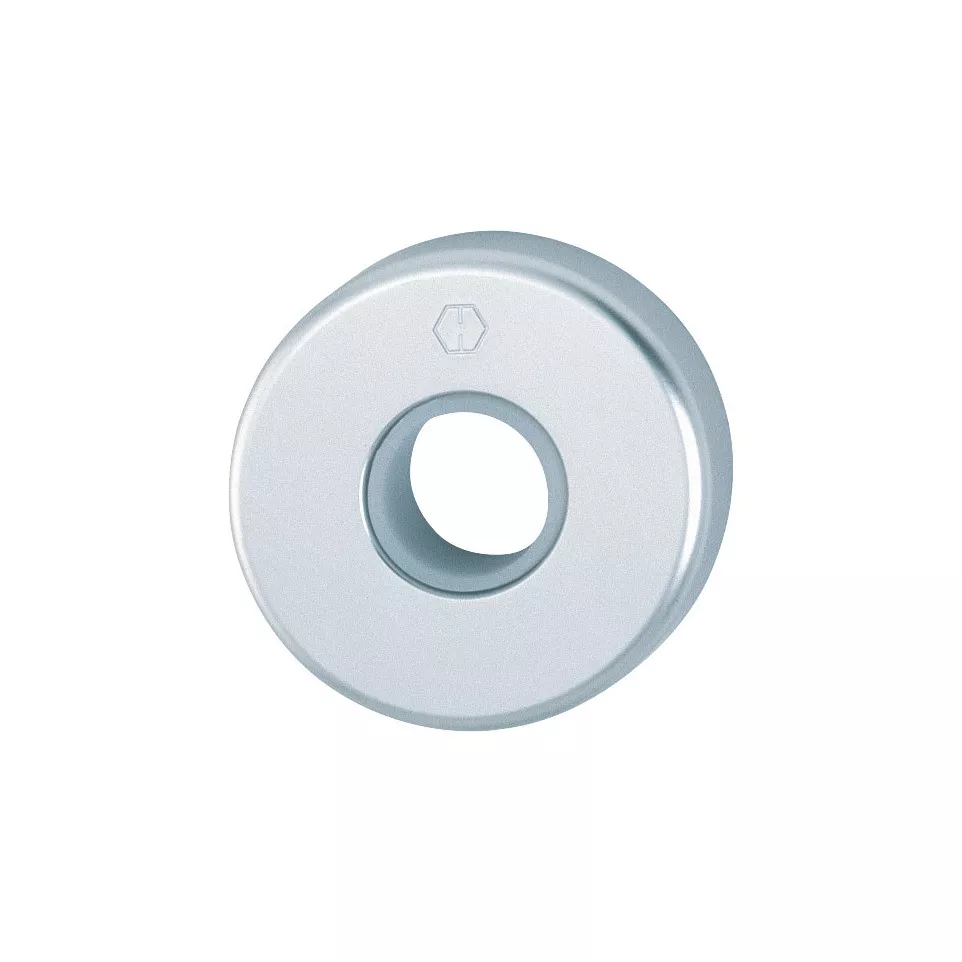 Pair of Round Rosettes 42KV Aluminum...
