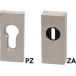 Stainless Steel Square Security Insert ZA 15mm Slide-In / pc