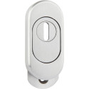 Entrée de sécurité ovale en inox ZA 16mm à glisser / pce