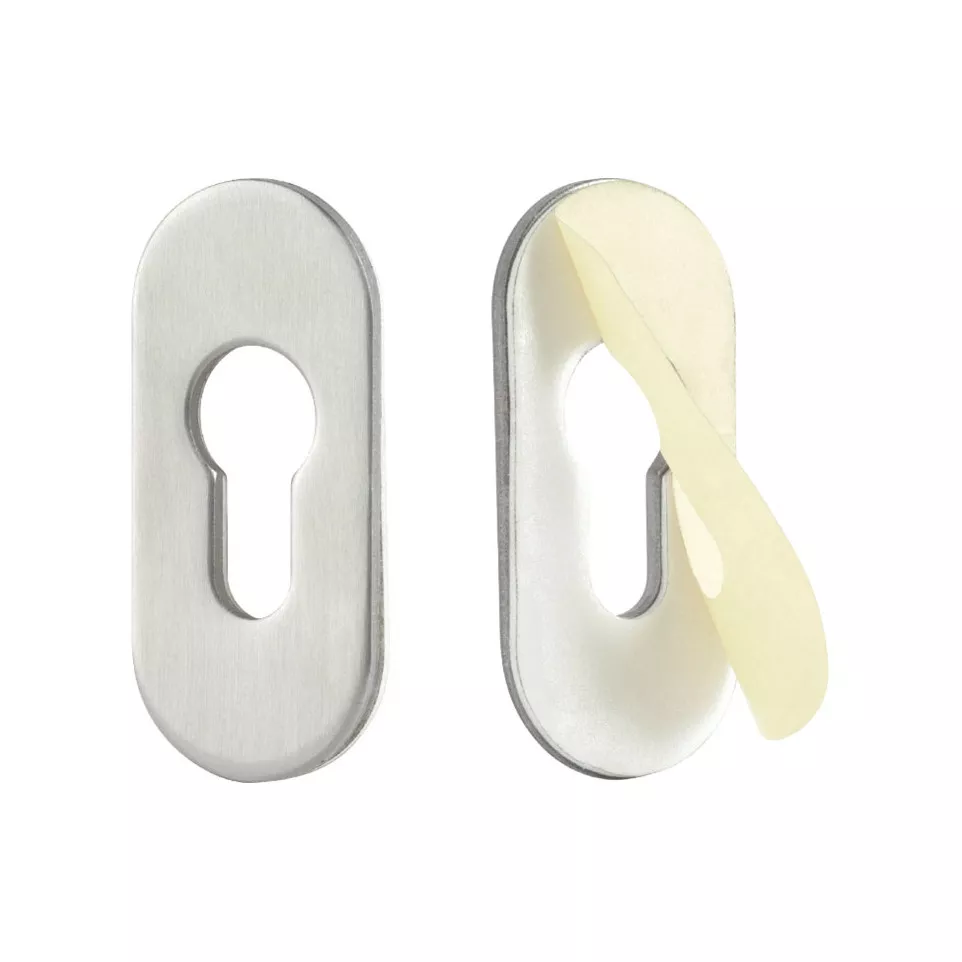 Oval Stainless Steel Entry Plate PZ...