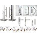 Stainless Steel Trifix Security Entrance Plate 92PZ 140x30x9mm / pc