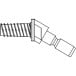 Mounting Bracket 111.00.3, 45°, Single-Sided Concealed Installation for Wood (Set of 2 Pieces) / pc