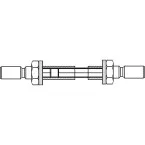 Adjustable Mounting Brackets 250.60, Pair Installation, 60–85mm Adjustable (Set of 2 Pieces) / pc