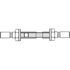 Bevestiging 250,35, montage per paar, verstelbaar 35-50mm (set van 2 stuks) / pce