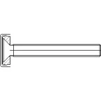 Bevestiging 150,00, enkelzijdige bevestiging, M12x60mm (20-29mm), roestvrij staal (set van 2) / pce