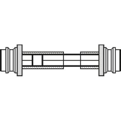 Bevestiging 250.50.4 (50-75mm) voor Ø21mm/S/Sluiter (set van 2 stuks) / pce